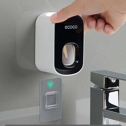 Automatic Toothpaste Dispenser Wall Mount Waterproof Toothpaste Squeezer For Home Toothbrush Holder Bathroom Accessories