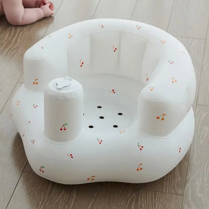 Inflatable Baby Seat Sofa Bathroom Stool Baby Resting Armchair Foldable Baby Feeding Dining Chair Learning Sitting Seats
