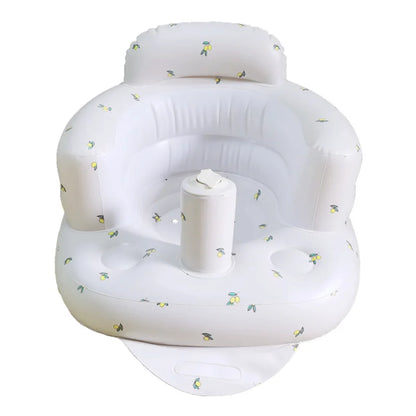 Inflatable Baby Seat Sofa Bathroom Stool Baby Resting Armchair Foldable Baby Feeding Dining Chair Learning Sitting Seats