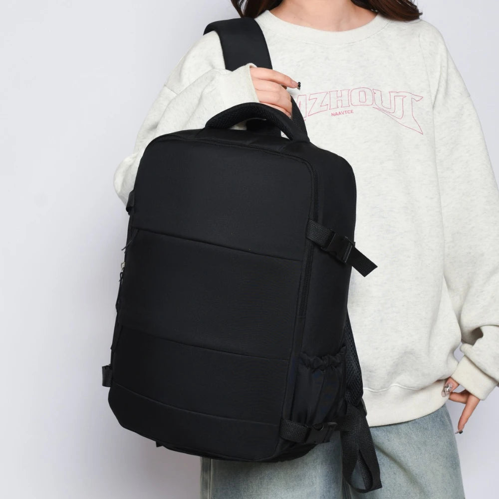 Couples Leisure Lightweight Backpack Travel Backpack Female New Backpack Student Schoolbag Large Capacity Travel Commuter Luggag