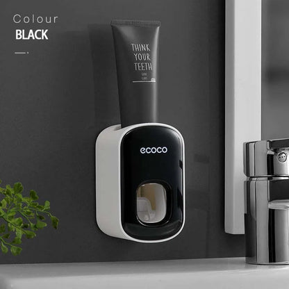 Automatic Toothpaste Dispenser Wall Mount Waterproof Toothpaste Squeezer For Home Toothbrush Holder Bathroom Accessories
