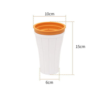 DIY Slushy Cup Ice Maker Cup Homemade Smoothie Milkshake Bottle Durable Slushy Ice Cream Maker Squeeze Slush Quick Slushy Maker