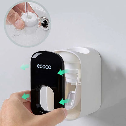 Automatic Toothpaste Dispenser Wall Mount Waterproof Toothpaste Squeezer For Home Toothbrush Holder Bathroom Accessories