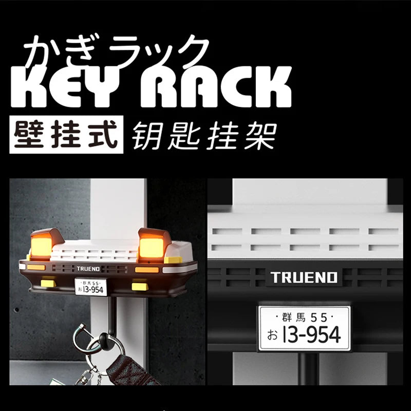 2025 AE86 Car Headlight Wall Key Holder Room Accessories Wall-Mounted Key Hanger Hook For Car Enthusiasts' Gifts Boyfriend Gift