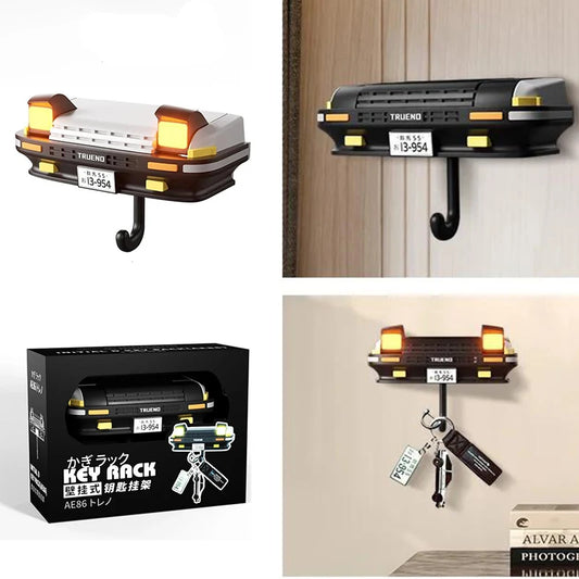 2025 AE86 Car Headlight Wall Key Holder Room Accessories Wall-Mounted Key Hanger Hook For Car Enthusiasts' Gifts Boyfriend Gift