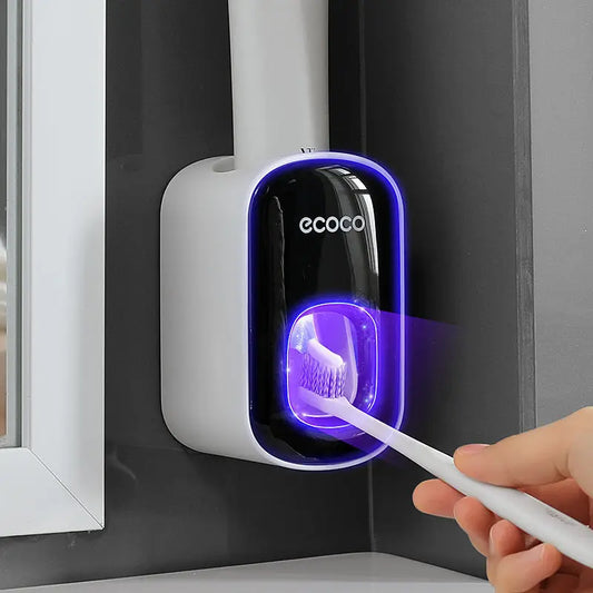 Automatic Toothpaste Dispenser Wall Mount Waterproof Toothpaste Squeezer For Home Toothbrush Holder Bathroom Accessories
