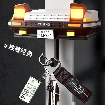 2025 AE86 Car Headlight Wall Key Holder Room Accessories Wall-Mounted Key Hanger Hook For Car Enthusiasts' Gifts Boyfriend Gift