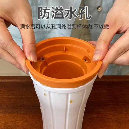 DIY Slushy Cup Ice Maker Cup Homemade Smoothie Milkshake Bottle Durable Slushy Ice Cream Maker Squeeze Slush Quick Slushy Maker