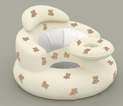 Inflatable Baby Seat Sofa Bathroom Stool Baby Resting Armchair Foldable Baby Feeding Dining Chair Learning Sitting Seats