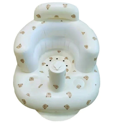 Inflatable Baby Seat Sofa Bathroom Stool Baby Resting Armchair Foldable Baby Feeding Dining Chair Learning Sitting Seats