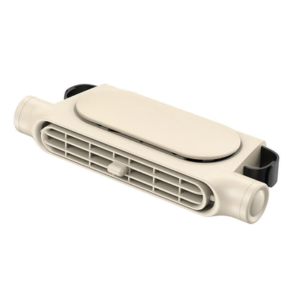 Portable Car Seat Fan 3 Speeds Adjustable Car Headrest Cooling Air Fan USB Powered Air Cooling Fan for Front Rear Seat Passenger