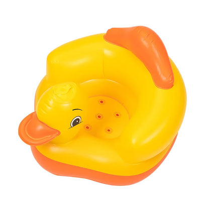 Inflatable Baby Seat Sofa Bathroom Stool Baby Resting Armchair Foldable Baby Feeding Dining Chair Learning Sitting Seats